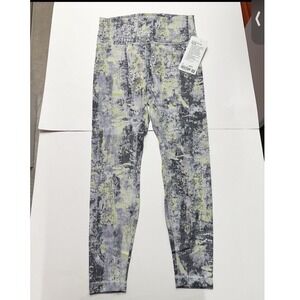 Lululemon Wunder Train 28 Size 10 Multi Color Grey Green High Rise Leggings